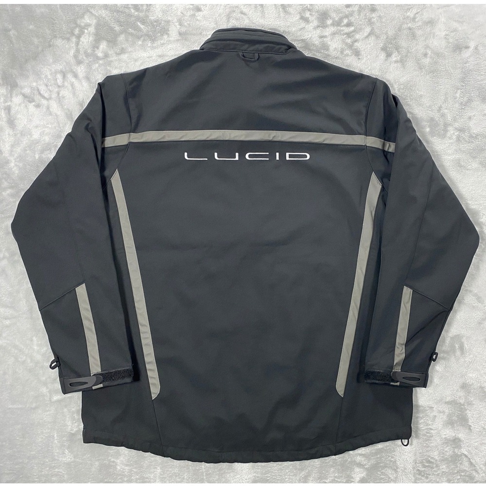 Lucid Motors Jacket Men Large Black System 365 Fleece Softshell Wearguard 82010